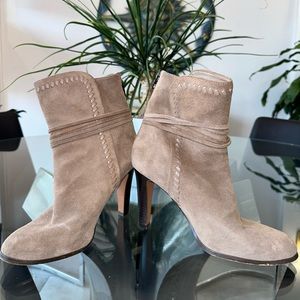 Coach Suede Ankle Boot with 4in Heel